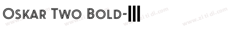 Oskar Two Bold字体转换 Oskar Two Bold字体转换